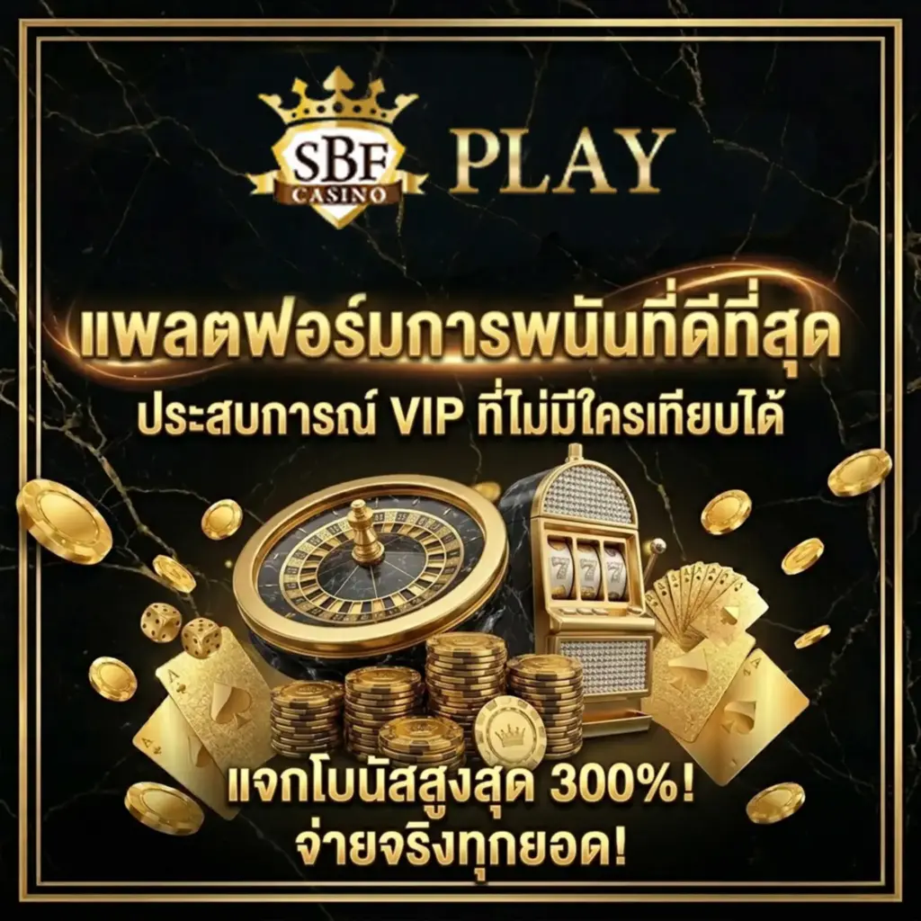 ทำความรู้จัก SBFPLAY เว็บไซต์สล็อต ครบจบในเว็บเดียว